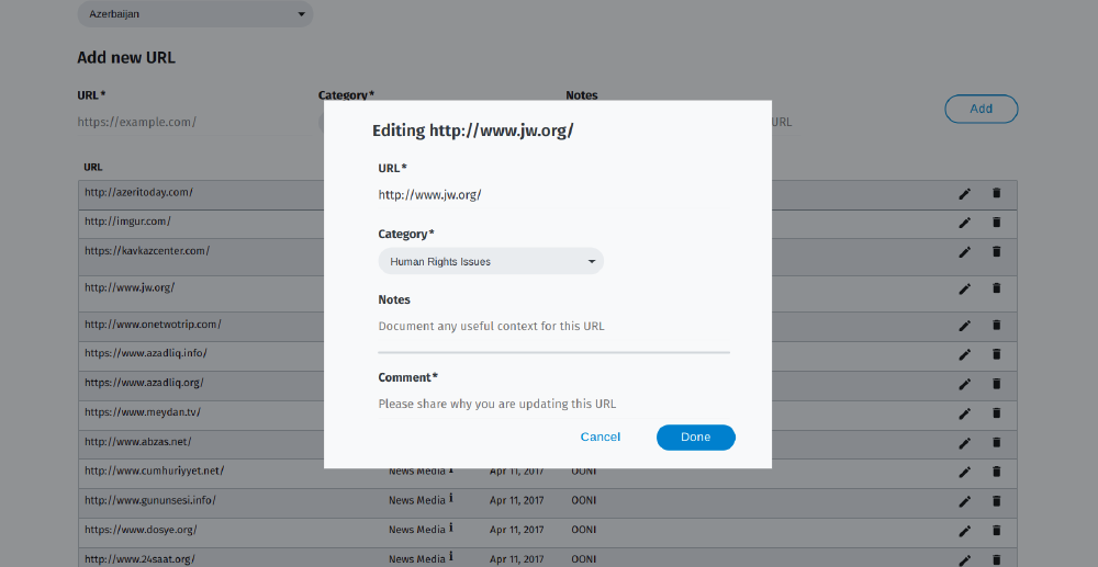 Test Lists Editor Test Lists Editor