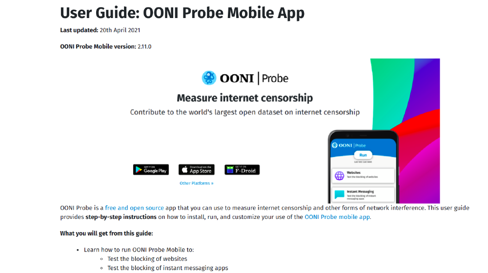 OONI Probe OONI Probe
